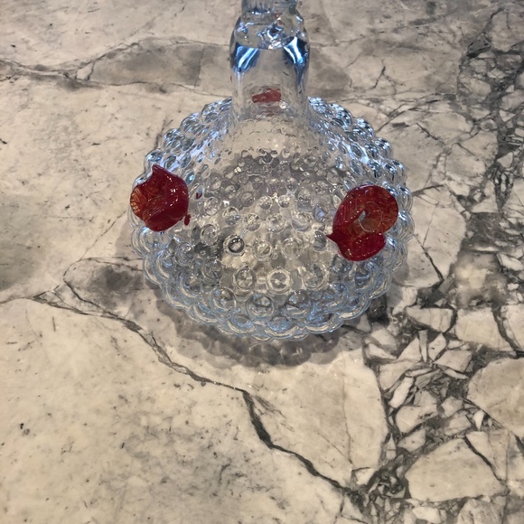 Glass Art Hummingbird Feeder - Picture 3 of 4